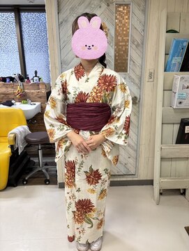 ヘアースペース 練馬店(hair space COCO) 浴衣着付けとヘアーセット