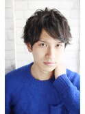 動きのあるメンズパーマ