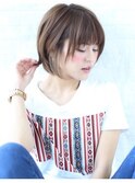 白髪も美髪へ　マニッシュショートボブ