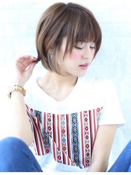 ビューイースト 亀戸 錦糸町(VIEW EAST) 白髪も美髪へ　マニッシュショートボブ