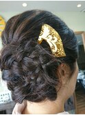 お呼ばれヘアセット♪