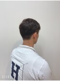 ツーブロックショート