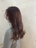 ヘアーワークス ヘルム 渋谷店(HAIR WORKS HELM)&nbsp;[HELM渋谷]抜け感デザインカラー×ナチュラルミディアム
