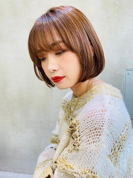 エイミー(Aimee) Aimee 町田　伸ばしかけヘア×シルキーベージュ