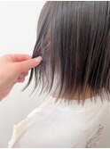 ブルーグレー インナーカラー【横浜】