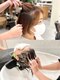 アバディ(ABADI)の写真/お客様の髪の状態に合わせて選べる4種類のスパ♪凝り固まった頭皮を丁寧なマッサージでリフレッシュ！