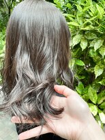 ミシェリー(misherry)&nbsp;モードダークアッシュ韓国風ブリーチなしワンホン中国酸熱艶髪