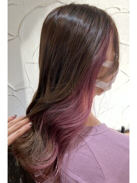 ナディアバイカリス(Nadia by charis) ピンクラベンダー|インナーカラー|韓国