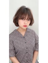 ニスル 町田店(NISURU)&nbsp;似合わせカット/大人ガーリー/ダークアッシュ/着物/町田/町田駅