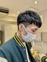 ベンジー 蔵前ii店(benji)&nbsp;メンズナチュラルショートパーマ　スパイラル/波巻き/蔵前/浅草