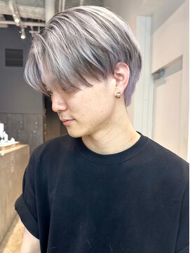 アルバム 銀座(ALBUM GINZA) ローライトカラー_ウルフマッシュパーマハイライト_ba472871