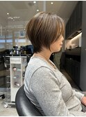 ショート ショートヘア ボブ 髪質改善 柏 縮毛矯正 学割U24