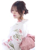 20代30代40代/お団子ツインヘア/浴衣/推し活