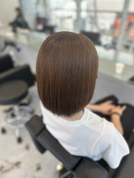 ピースバイラフトーキョー 2nd(V by RAF Tokyo) ブリーチなしダブルカラーで透明感オリーブベージュ