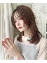 オブヘアー オモテサンドウ(Of HAIR OMOTESANDo) 顔まわりレイヤー／ミディアムレイヤー／ミディアム