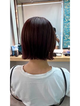 エクラートリアーラ 町田店(ECLART Reala) ミニボブ×ピンクブラウン