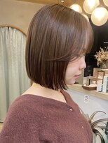 ロンドアジュール 横浜(Lond azur)&nbsp;横から見ても可愛いボブの秘密は顔周り 横浜