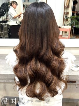 アミー 銀座(Ammy) 【お悩み解決】コスメストレート×韓国風パーマ/コテ巻きパーマ