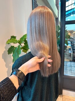 サロンドゥユウ(salon de yu)の写真/《髪質改善水素トリートメントで通う度に綺麗になれる》サロンでのケアからご自宅でのケアまでサポート◇