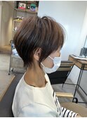 小顔ショート【ひばりヶ丘/ショート/ショートボブ/前髪カット