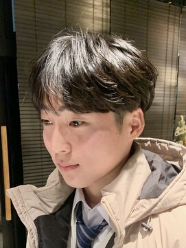 オーガニック アトリエ 大宮(organic+atelier) 10代20代ナチュラル毛流れシースルーバングマッシュショート