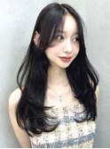 トレンド韓国レイヤー×透明感ココアブラウン