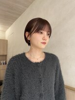 パーク(PAAQ)&nbsp;【藤沢　haru】ピンクベージュ/ショートボブ