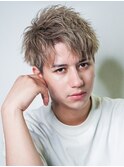 【SENSE渋谷】ハイトーンアップバングショート