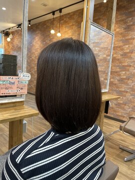 ドットクー(.COEUR) ツヤサラトリートメント＋大人かわいいボブスタイル