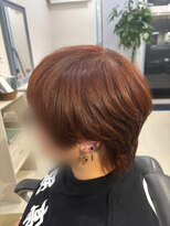 髪処イヤシロチ&nbsp;オーガニックカラー（オレンジピンク）