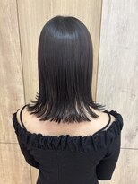 ローグ(Logue) 切りっぱなしボブ/ボブ/ダークブラウン/艶髪