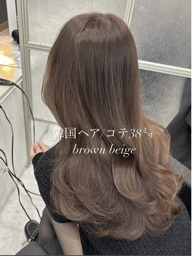 マーシュ 梅田(marshu) 吉岡Style/韓国ヘア/ brown beige/ヨシンモリ