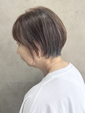 エンクス(enx) ホワイトグレージュデジタルパーマミニウルフ鶴ヶ峰SK65