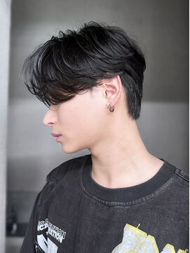 アイティーバイアルバム 下北沢店(IT by ALBUM) フェザーパーマブルーブラックスペインカール_ba510971