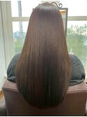 美髪ストレート/ストレートロング/モカブラウン/ココアブラウン
