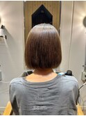 三宮 元町 髪質改善 縮毛矯正 酸性ストレート ボブ 40代 50代