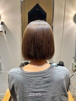 ソエル(Soell)&nbsp;三宮 元町 髪質改善 縮毛矯正 酸性ストレート ボブ 40代 50代