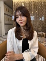 ロンドアベニール 北千住(Lond avenir)&nbsp;オリーブグレー/韓国風巻き/レイヤーカット/髪質改善/縮毛矯正