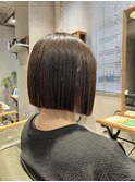 切りっぱなしボブ
