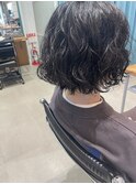 ふわつやボブパーマ/松井山手美容室