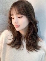 ロンドクレール 川崎(Lond clair) 韓国顔周り/ハイレイヤー/ミディアムレイヤーカット/川崎9