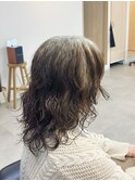 ☆ココアベージュ小顔オリーブグレークラゲヘアーショート[船橋]