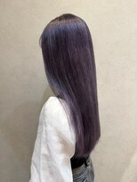 ネウィ 大分中央町店(newi)&nbsp;透明感ラベンダーカラー艶髪ロング