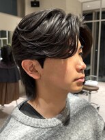 ノラギンザユー(NORA GINZA/U)&nbsp;センターパートウルフ絶壁解消ダウンパーマフェザーパーマ