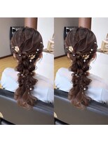 ベイビーズブレス(Baby's breath)&nbsp;【あみおろし】#ヘアセット #岡山 #倉敷