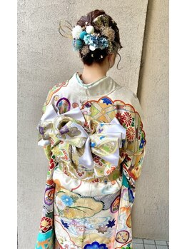 アラヘアー(ara HAIR)の写真/大人へのステップの成人式から新たな門出の卒業式を彩る着付けで素敵なかけがえのない思い出にしませんか♪