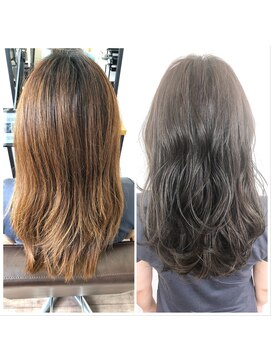 ランガリ ヘアアンドスパ(Rangali Hair&Spa) ミントグレージュの艶髪カラー「アッシュ、マット、グレージュ」