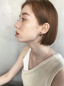 キラ 渋谷(KILLA) 【KILLA山下】ミルクティーベージュイルミナカラーフレンチボブ