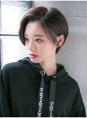 ハンサムショート　ブラウンアッシュ