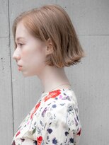 ルティア(Lutia)&nbsp;シルクベージュ 切りっぱなし ミニボブ